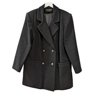 Vintage DonnyBrook Double Breasted Wool Coat Size 14